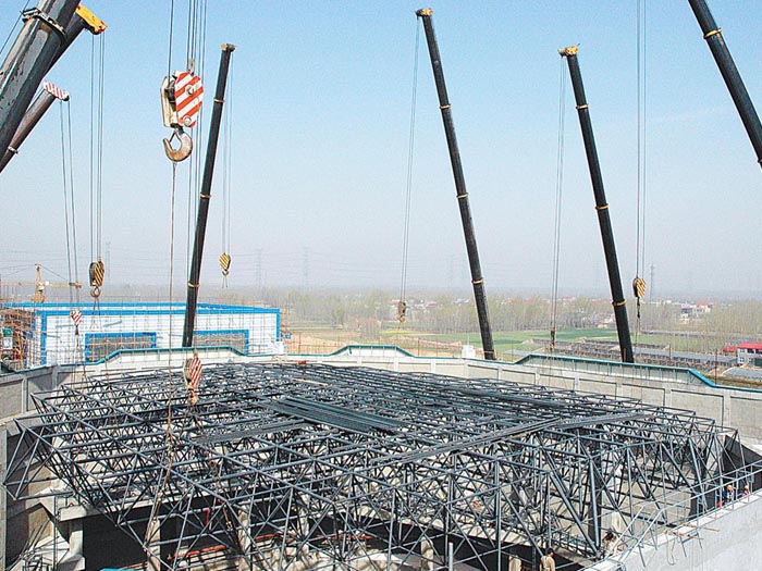 彭州网架高空滑移法